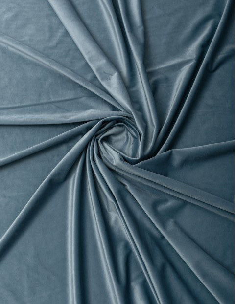 Комплект штор Бархат серо-голубой, 250х260 - 2шт.