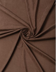 Комплект штор Велюр-канвас коричневый, 250х260 - 2шт.